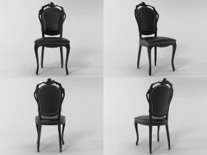 smoke dining chair by moooi 3D Model