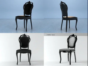 smoke dining chair by moooi 3D Model