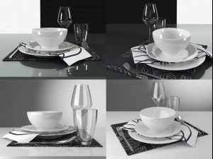table set 01 3D Model