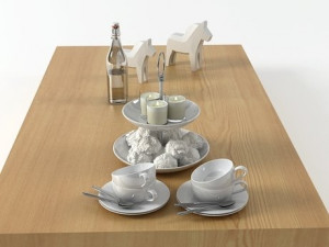 table set 01 Modelo 3D