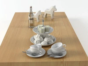 table set 01 3D Model