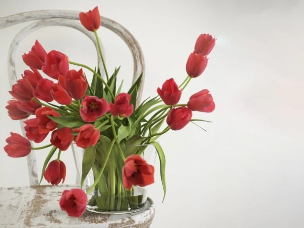 tulips 01 3D Model .c4d .max .obj .3ds .fbx .stl .blend 
