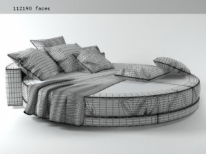 glamour bed by ivano redaelli 3Dモデル