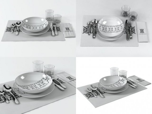 table manners by skitsch Model 3D .c4d .max .obj .3ds .fbx .stl .blend 