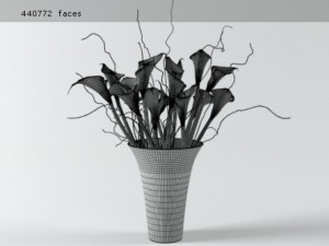 calla lily Modelo 3D