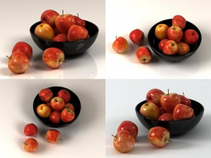 gala apples 3D Модель