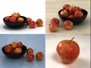 gala apples 3D Model
