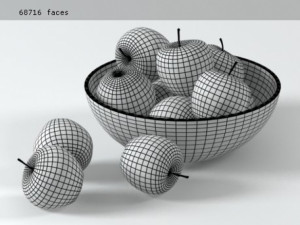 gala apples 3D Модель