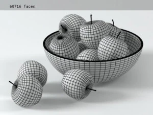 gala apples 3D Model