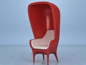 showtime armchair by bd barcelona 1972 3D Модель