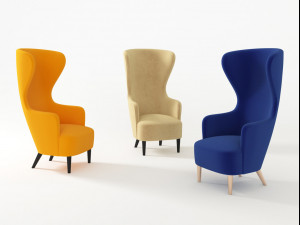 wingback by tom dixon 3D Model