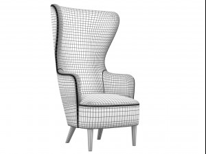 wingback by tom dixon 3D Model