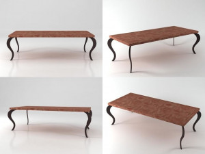 galbes table 3d 3D 模型