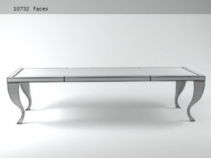 venus table by baxter Modèle 3D