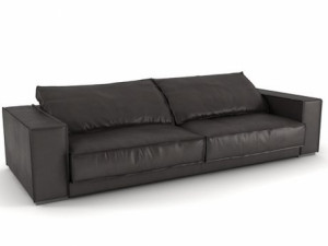 budapest sofa 02 by baxter 3D Model