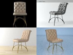 madam chair by baxter Modèle 3D