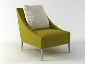 jean armchair by bb italia 3Dモデル