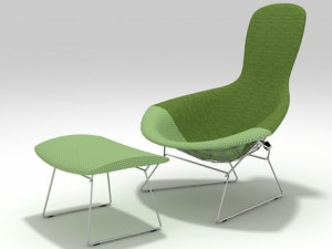 bertoia bird by knoll 3D Model