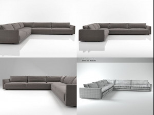 bristol corner by poliform Model 3D