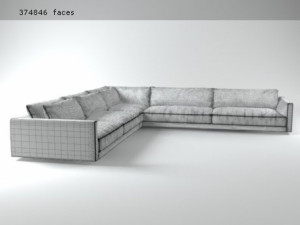 bristol corner by poliform Model 3D