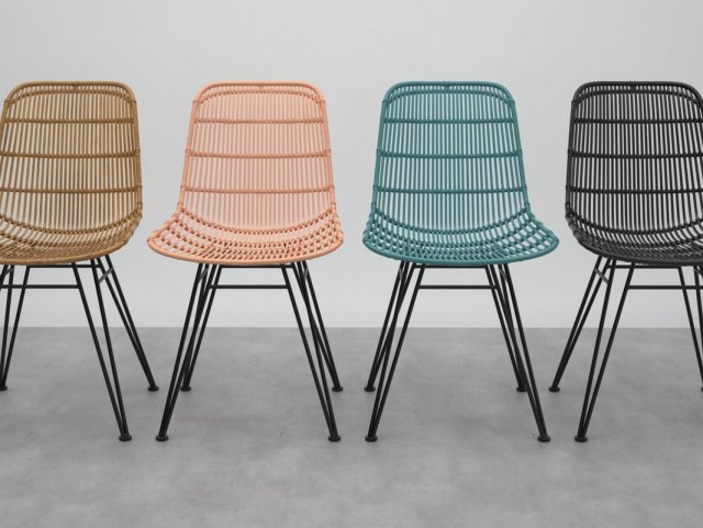 rattan chair by hk living 3D in 3DExport