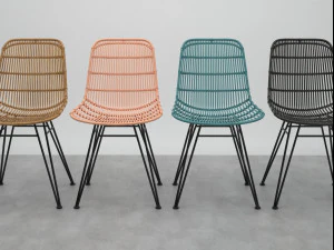 rattan chair by hk living 3D Model