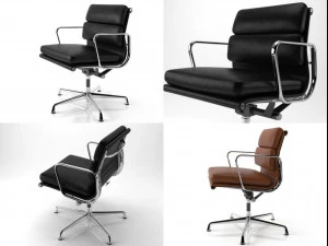 eames soft pad chair by vitra 3D Model