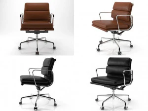 eames soft pad chair by vitra 3D Model