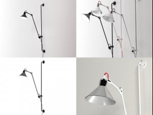 n214 wall lamp by dcw ditions 3D मॉडल