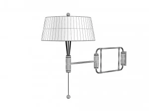delightfull by covet lounge wall miles wall lamp 3D Model
