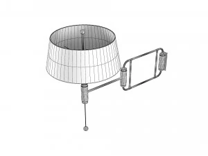 delightfull by covet lounge wall miles wall lamp 3D Model
