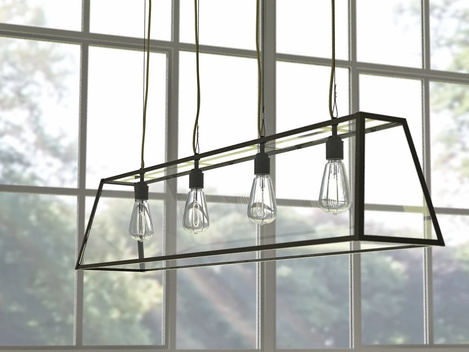 triangular diner p4 by davey lighting 3D Model .c4d .max .obj .3ds .fbx .stl .blend 