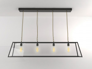 triangular diner p4 by davey lighting 3D Model