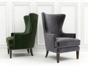 whitney accent chair 3d 3D Model