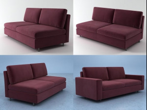 air sofa 180 by sancal 3D मॉडल