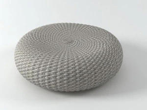 shell pouf by paola lenti 3D Model