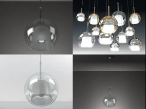 glo pendant light by penta 3D Model