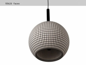 glo pendant light by penta Model 3D