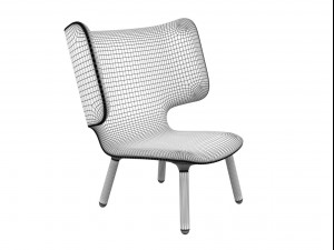 tembo chair by new works 3D 模型