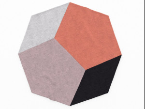 polygon rug by bolia Model 3D