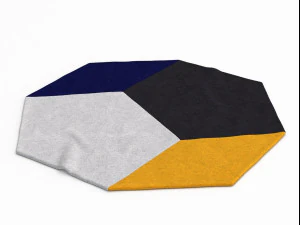 polygon rug by bolia 3D Model