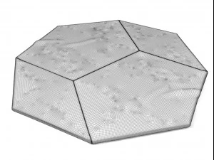 polygon rug by bolia 3D Model