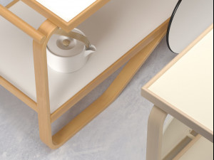 tea trolley 901 by artek 3D-Modell