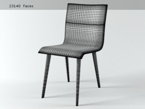 lazurite chair by filippo sibauco 3D Model