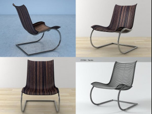agitari lounge by fredericia furniture Modelo 3D