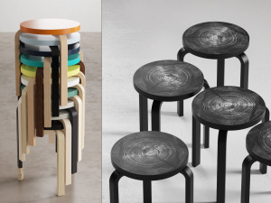 stool 60 by artek Modèle 3D