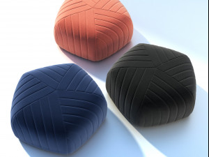 five pouf by muuto Modelo 3D