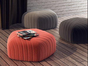 five pouf by muuto Modelo 3D