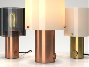 walter table lamp by original btc 3D 模型