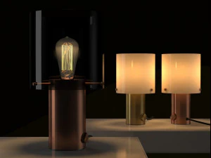 walter table lamp by original btc 3D Model